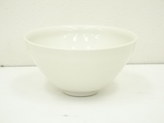 京焼　桶谷定一造　白磁茶碗